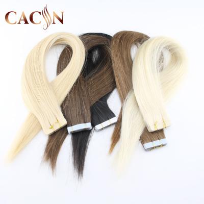 China Wholesale Silky Straight Skin Weft Virgin Remy Hair Extension, Tape In Virgin Remy Hair Extension, 100 Hair Unprocessed Brazilian Natural Extension for sale