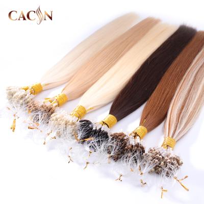 China Wholesale Wave 100% Virgin Hair Extensions Silky Straight And Micro Curly Micro Loop Hair Extensions, Micro Curly Link Hair Extensions for sale