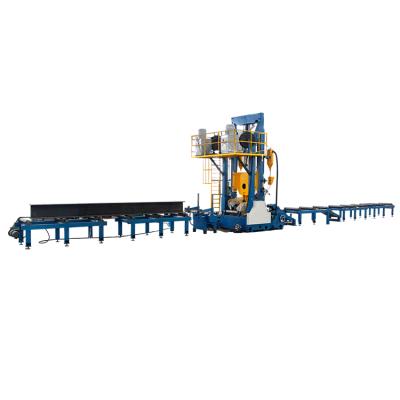 China Hotels Assembly Welding Straightening Combined H Beam Welding Line Machine Requirement for sale