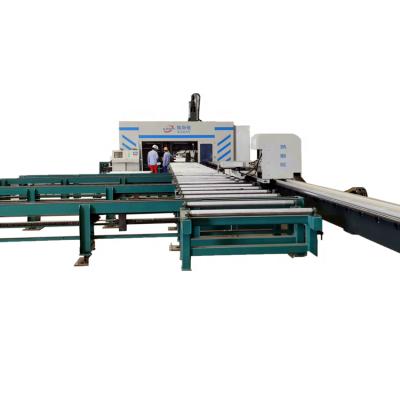 China Industrial H Beam Drilling Machine CNC Cutting Metal Profile Milling Drilling Line for sale