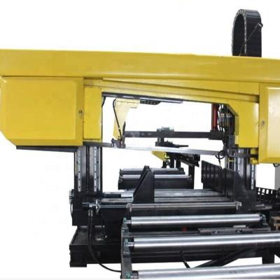 China Garment Shops Automatic Horizontal Vertical Iron Pipe Beam Small Steel Price Metal Cutting Band Saw Machine For Metal for sale