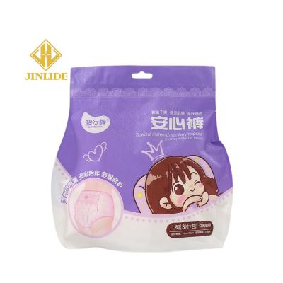 China Lady Menstrual Diaper Reliable Printed Cheap Material Women's New Product Safety Pants for sale