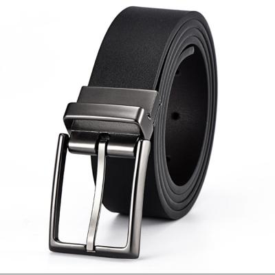 China Fashion.Casual.Business Simple Buckle Men's Belt Fashion Casual Dress Jeans Rotate To Buckle Genuine Leather Belt for sale