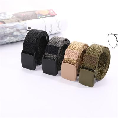 China Fashion.Casual.Business Nylon Tactical Belt Duty Military Belt Increasing Outdoor Sport Web Belt Buckle No Metal for sale