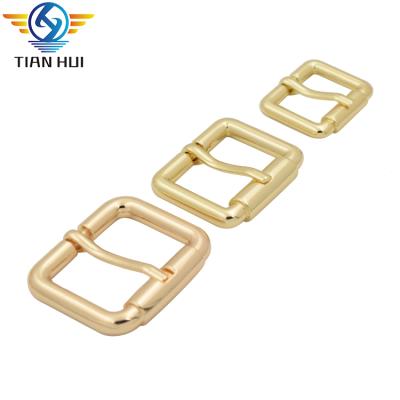 China Eco - Friendly Custom Waist Pin Belt Buckle Metal Roll Buckle For Webbing for sale