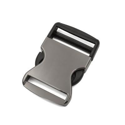 China Custom Side Buckle Metal Waist Adjustable Double Buckle Eco-friendly Release For Strap for sale