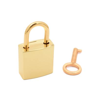 China Eco-Friendly Bag Fitting Small Diary Lock Clasp Bag Accessories Metal Lock And Key For Handbag for sale