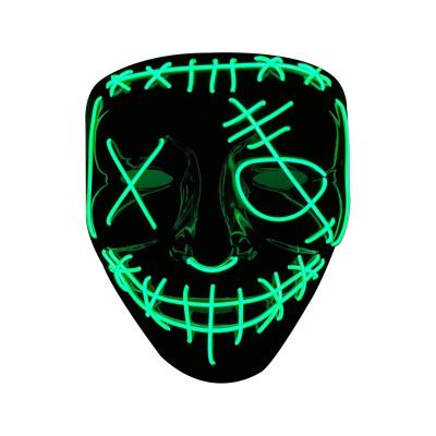 China Hot Sale Eco-Friendly Amazon Halloween Apparel Kids Costume Decorations Clown Masks Led Masks Outdoor Facial for sale