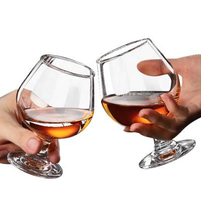 China Hand Blown Glass Whiskey Beer Glass Drinking Brandy Cup for Home Hotel Water and Bar Beer Party Wedding Gift Glass Drinkware for sale