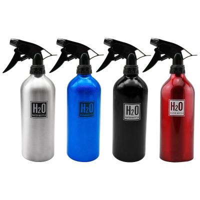 China Professional Salon Tools Manufacture 500ml Spray Bottle Wholesale KK Hairdressing Accessories Hairdresser Spray Bottle Aluminum Spray Bottle for sale