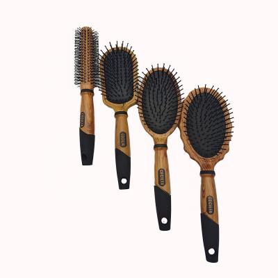 China 2022 Comfortable New Model Wholesale Private Label Customized Hair Brushes Bamboo Comb Set Bamboo Hairbrush Customized Hair Brushes For Women for sale