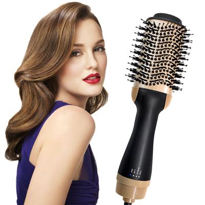 China Multifunctional 3 IN 1Hot Air Blow Dryer Comb Hair Dryer Sweep Straightener One Step Hair Dryer Brush Rolling Hair Straightener for sale