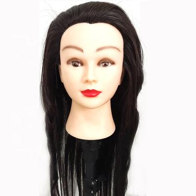 China Curling African American Salon Hairdresser Practice Hair Mixing Hairdresser Mannequin Doll Dummy Head Braiding Afro Training Mannequin Head for sale