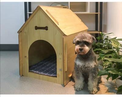 China Viable Factory Wholesale Dog House Wooden Waterproof Dog Kennel for sale