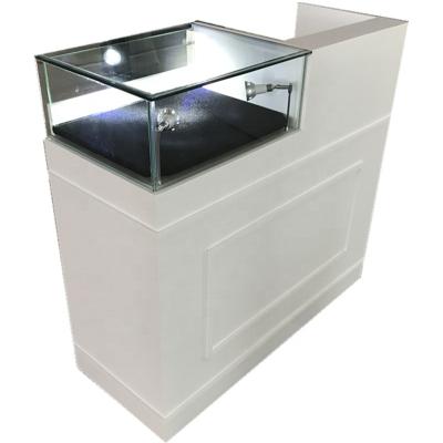 China High Quality Retail Store Display Counter Factory Cashier Display Table Showcase for sale