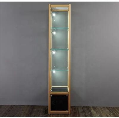 China Retail Stores Jewelry Store Mall Display Glass Cabinet 180CM for sale