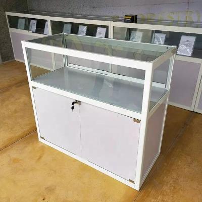 China Modern Furniture Glass Jewelry Store Cabinet Kiosk Case Counter Watch Retail Shops Jewelry Display Showcase for sale