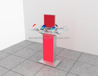 China High End Glass Supermarket OEM Design Shop Mobile Phone Display Showcase for sale