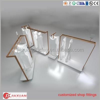 China Stylish Display Garment Metal Clothing Shelf / Rack / Rail / Rack for sale