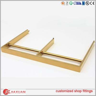 China Display garment customized clothing hook, throw rail, clothing display rail for sale