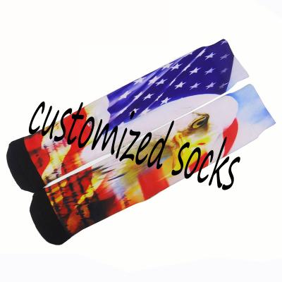 China High Quality Custom Logo Men's Embroidery Designer Sock Logo Print Cotton Men Socks Breathable Custom for sale