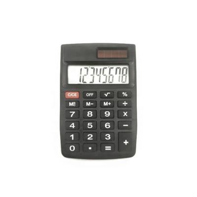 China STASUN Credit Card Calculator 8 Size Digit Dual Battery Mini Solar Power General Purpose Plastic Calculators for sale