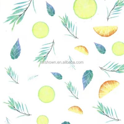 China Antistatic Country Printed Fruit Household Polyester Knitted Fabric Style Liverpool Pastoral Fabric for sale