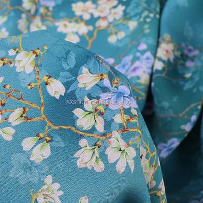 China Anti-static original country home use polyester knitted fabric style liverpool printed pastoral fabric for sale