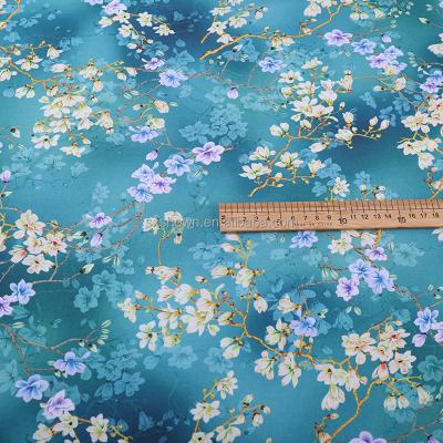 China Anti-Static Customizable Rural Style Liverpool Printed Fabric Country Household Polyester Knitted Fabric for sale