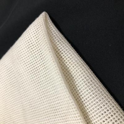 China Breathable Mesh Jacquard Warp Knit Polyester Embroidery Netting Shrink-Resistant Cavity Lace Up Fabric For Women Clothing for sale