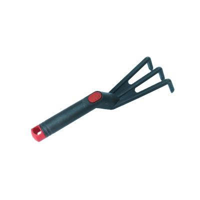 China Hot Sale Outdoor Plastic Mini Rake Cultivator With RearHanging Tools Garden Hand Tool Digging Hole for sale