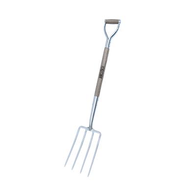 China Modern Outdoor D-Shape Ash Wood Handle 4 Tine Garden Digging Fork from Tools China Manufacturer for sale