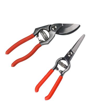 China High Quality Red Garden Pruning Handle Plant Cuts Scissors Garden Shears Trimming Bonsai Scissors for sale