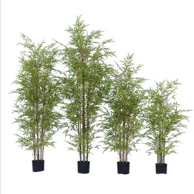 China Newest Product Environmentally Friendly Green Outdoor Indoor Bonsai Plants China Factory Artificial Bamboo Bonsai Plants for sale