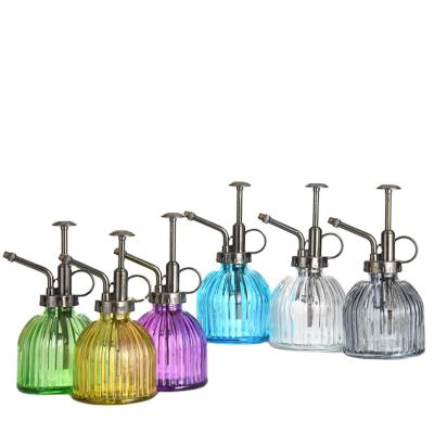 China Imitation Bronze Garden Spray Sprinkler Stained Glass Plant Flower Sprayer Spray Glass Gardening Bottle for sale