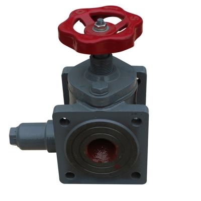 China Black Ductile Iron Gate Valve Wearproof Chemical Free With Screw Handle for sale