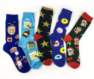 China Custom Gift QUICK DRY Winter Socks Christmas Socks Cut Socks Women Cotton for sale