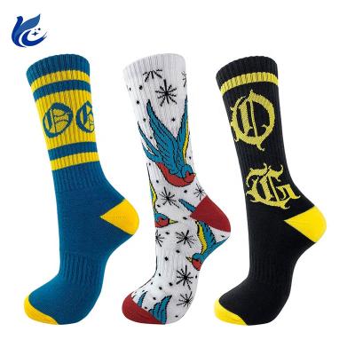 China 2021 Fancy Cotton Color Man Designer QUICK DRY Custom Breathable Socks Wholesale for sale