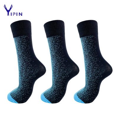 China Wholesale 2021 QUICK DRY packing fancy blue embroidery custom logo unisex sports socks for sale