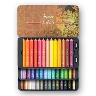 China Marco Masters Colored Pencils Professional Artist Designer Use Oil Coloring Pencil Gift Set 330009C for sale