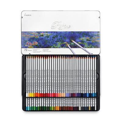 China Marco Raffine Water Soluble Colored Crayon Professional Art Material Pan Case For Designers Students Artist Kids D7120-72TN for sale