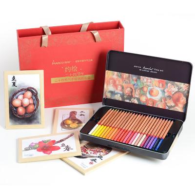 China Marco Renoir Chinese Solar Year Collectible Oil Colored Pencils Professional Designer Art Gift Material Set 3100-48TN-Solar for sale