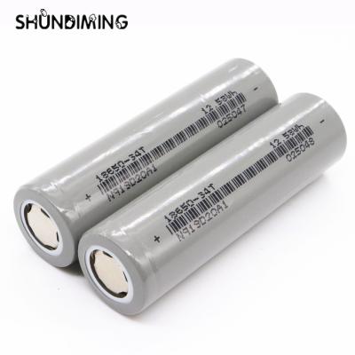 China Motorcycle Rechargeable Electric Battery Pack Household Appliances Flat INR18650 SDM 3400mAh 3.7V Lithium Battery for sale