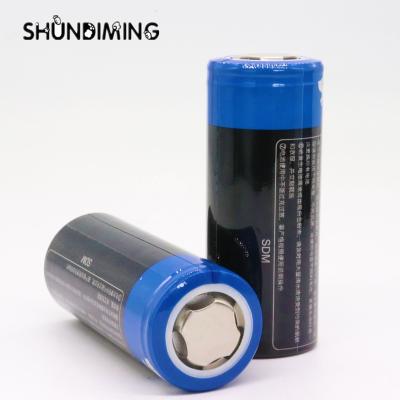 China Led light professional manufacturer 26650 lifepo4 5000mah led light battery cell 3.7v cylindrical battery for sale