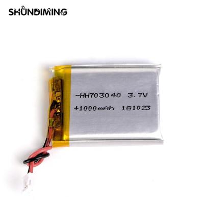 China Lapt computers Li-ion battery 703040 1000mah 3.7v lithium polymer rechargeable battery for tablet for sale