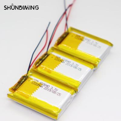 China Lapt computers factory wholesale rechargeable flexible ultra thin 103040 3.7v 1200mAh lithium polymer battery for sale