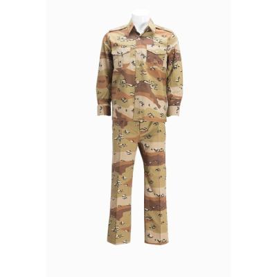 China Yellow Camouflage Factory Price Military Tactical Uniform Desert Anti-static Military Tactical Uniform for sale