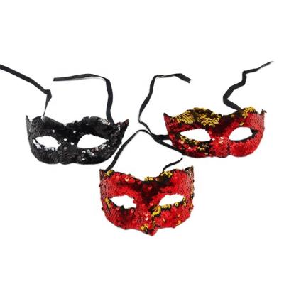 China Red Masquerade Dance Party Lace Masquerade Mask For Women Half Face Mysterious Eye Mask For Party Prom Ball Cosplay Carnival Sexy Halloween Mask for sale