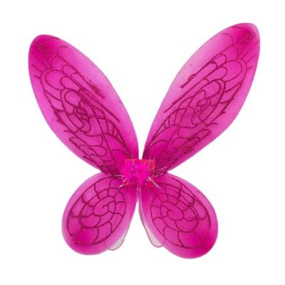 China Party Props Fairy Butterfly Wings Costume Full Set For Girls Kids Costume Girls Halloween Red Butterfly Wings for sale