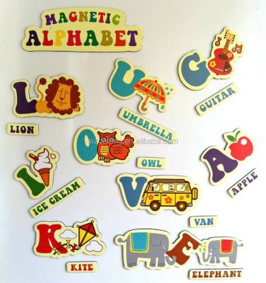 China Waterproof Educational Alphabet Paper Magnetic Set by Small Picture for sale